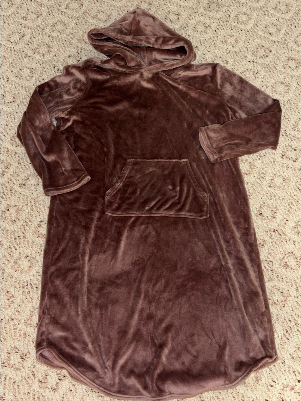 32 Degrees Heat Sleep Lounger With Hood, Pocket, L/XL, Mauve/Pink